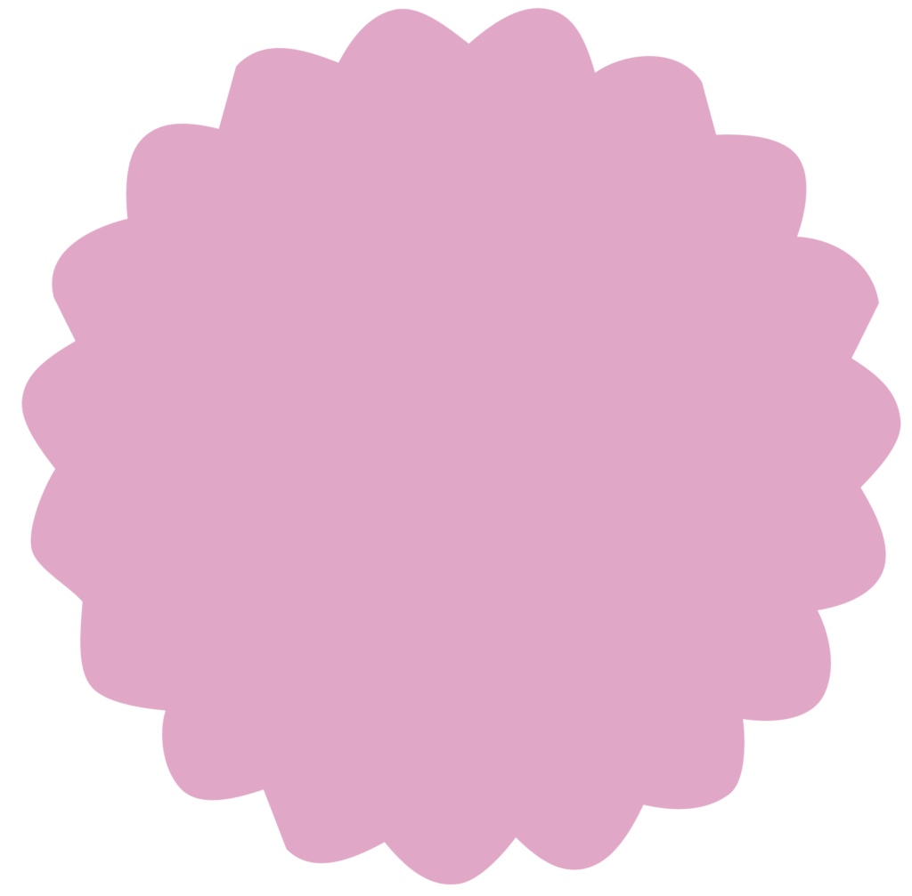 Étoile pleine du logo Les Éclatantes rose